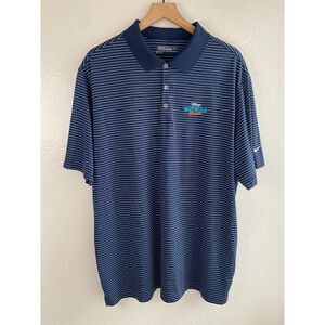 Nike Golf Tour Performance Dri-FIT "Disney Vacation Club Member" striped polo sh